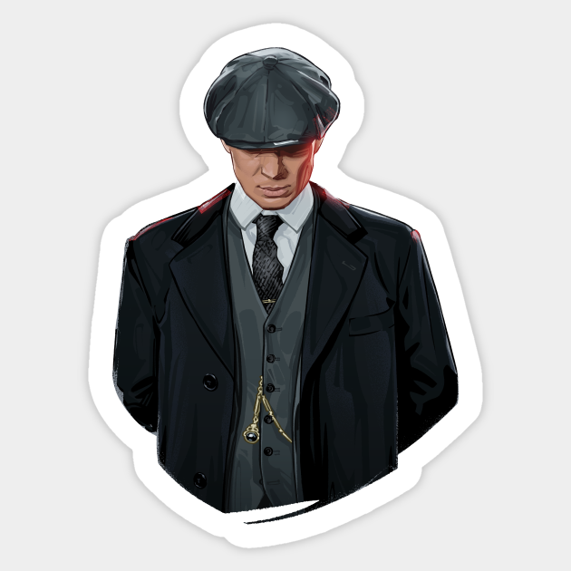 Thomas Shelby Peaky Blinders Sticker TeePublic